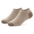 Calzini alla caviglia 35-38 in tessuto a maglia beige/tortora - stile essenziale
