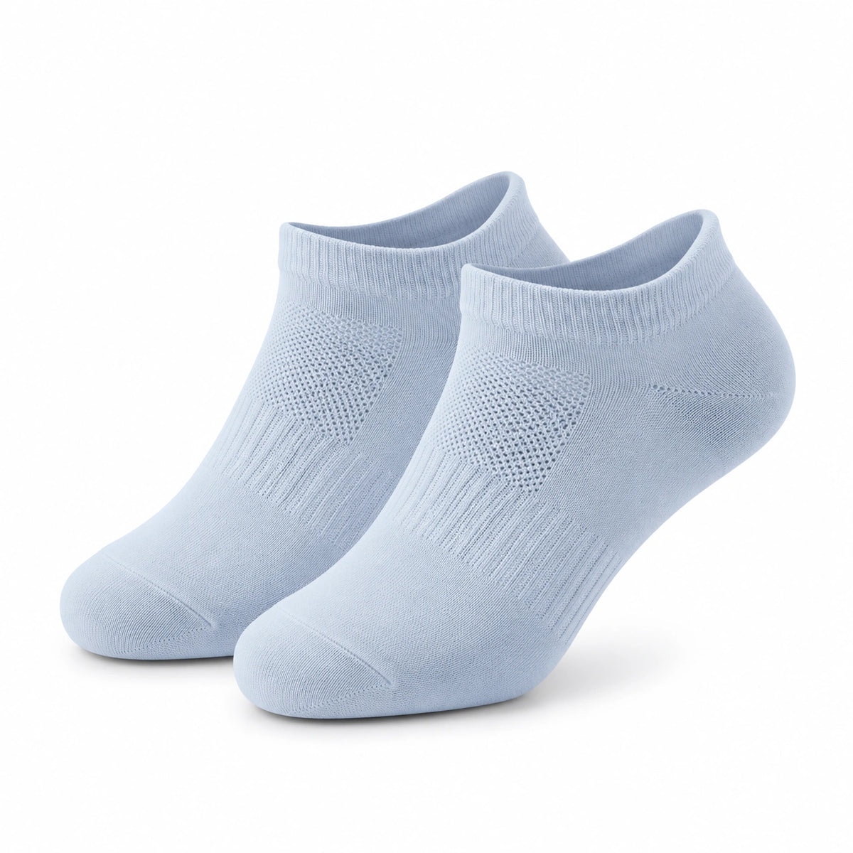 Calzini alla caviglia 43-46 in maglia azzurro chiaro traspiranti per uso quotidiano