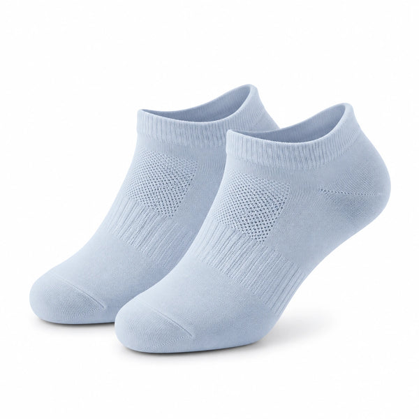Calzini alla caviglia 43-46 in maglia azzurro chiaro traspiranti per uso quotidiano