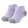 Calzini alla caviglia 43-46 in tessuto a maglia lilla e grigio - stile casual