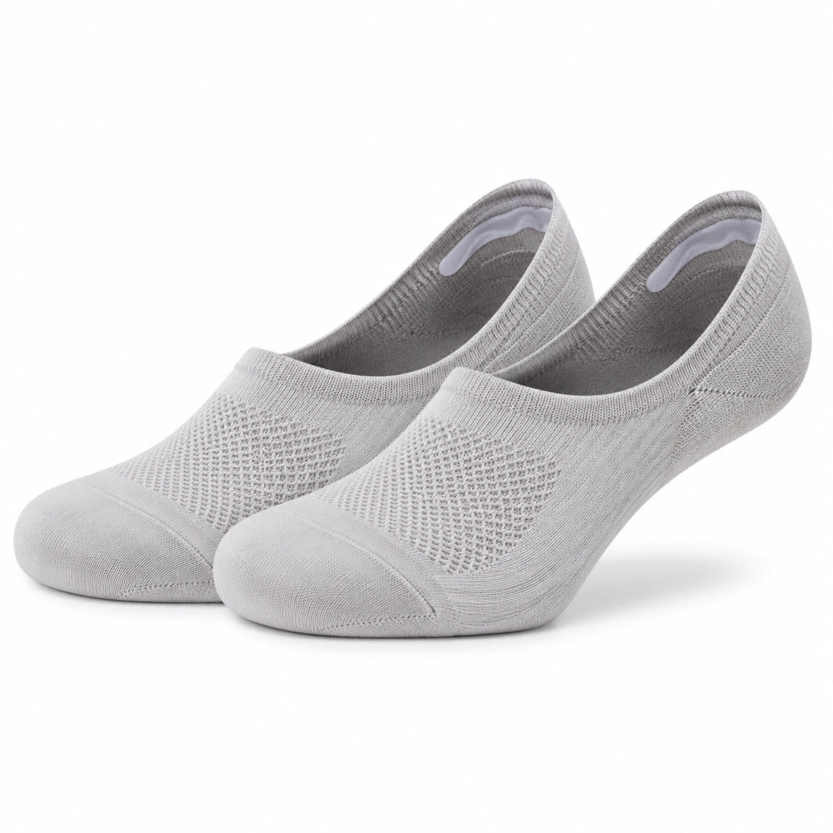 Calze fantasmino 39-42 in tessuto a maglia grigio - traspiranti antiscivolo