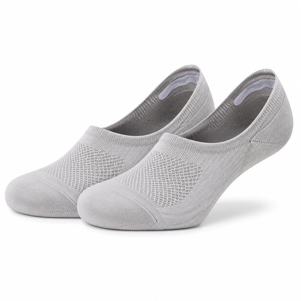 Calze fantasmino 39-42 in tessuto a maglia grigio - traspiranti antiscivolo